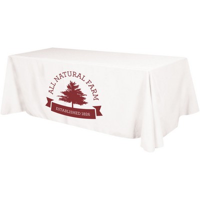 Budget Polyester Table Cover, 4 sided, 8'